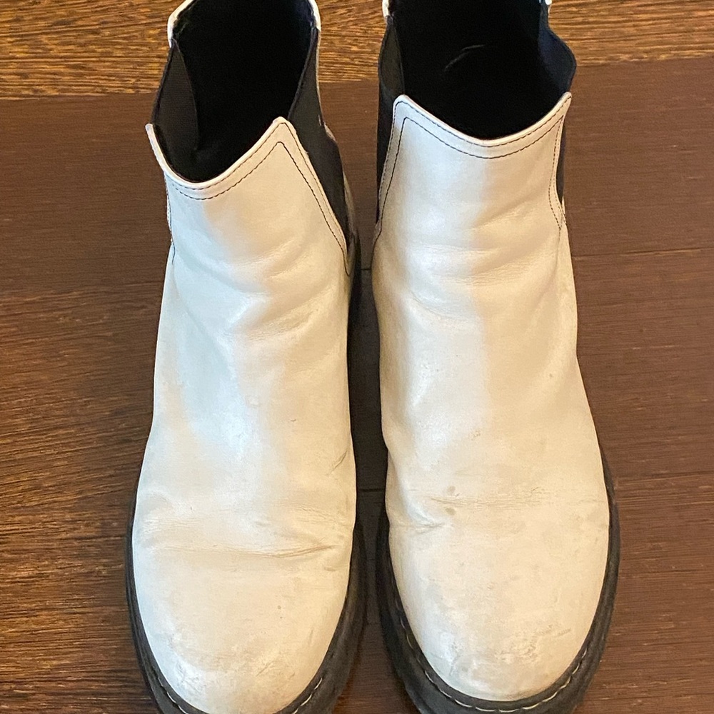 Stylish White Ankle Boots